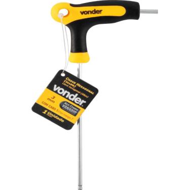 Imagem de Chave Allen Abaulada 3,0Mm Com Cabo T Vonder