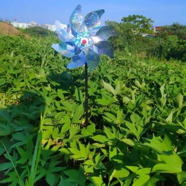 Imagem de Zhjvihx Repelentes de Pássaros de Moinho de, Moinho de de Pássaros Dissuasor 5 Peças Pouco Ruído para árvores Frutíferas (Cores sortidas #55)
