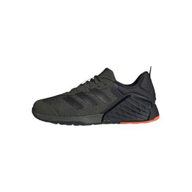 Imagem de adidas Tênis de treinamento unissex adulto Dropset 3, Carga noturna/preto/laranja impacto, 9 Wide Women/8 Wide Men