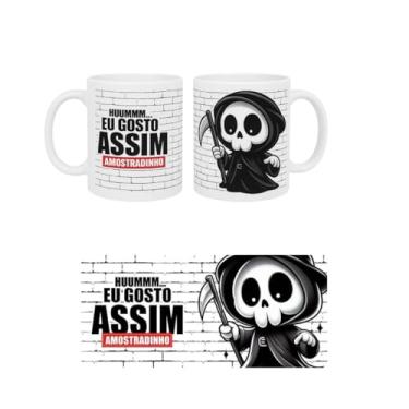 Imagem de Caneca Frases Divertidas e Engraçadas, Cerâmica Branca, 325ml (Eu quero ser uma pessoa legal, mais as pessoas não ajudam)