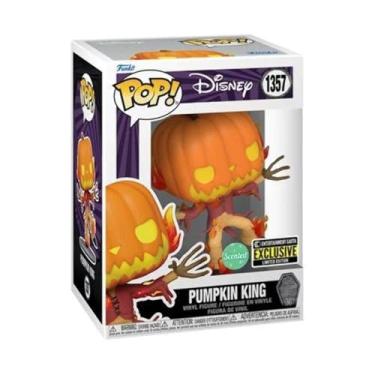Imagem de Funko Pop! Nightmare Before Christmas #1357 30th Anniversary Pumpkin King Jack Skellington Scented Entertainment Earth Exclusive Vinyl Figure