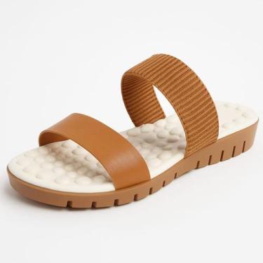 Imagem de Sandália Ortopédica Feminina Para Esporão Fascite Plantar Anatômica Ma