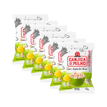 Imagem de Kit 6X: Canjica de Milho com Azeite de Oliva Okoshi 40g