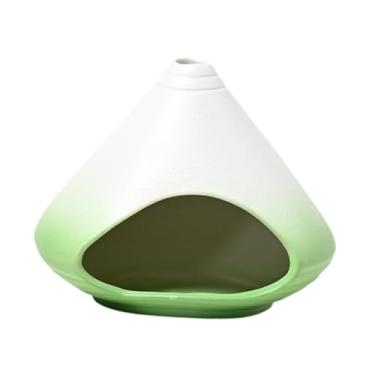 Imagem de WeiLaiKeQi Porta-incenso de cerâmica, acessório decorativo para armário ou quarto, Verde Gradiente