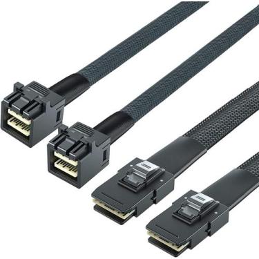 Imagem de Cabo interno ipolex Mini SAS HD SFF-8643 para SFF-8087 de 0,5 m