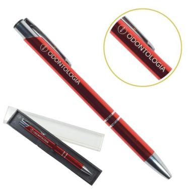 Imagem de Caneta Personalizada Cursos Metal Profissional Coloridas Odontologia -