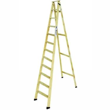 Imagem de Escada de Madeira Americana com Sapata 12 Degraus - MADEIRA 12DEGR- ESCADAS SEGURANÇA