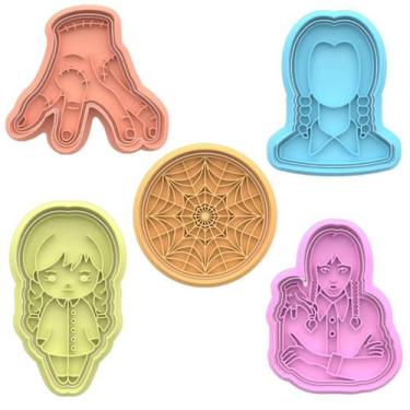 Imagem de Cortador Biscoito Molde Forma WANDINHA Marcador Carimbo Pasta American