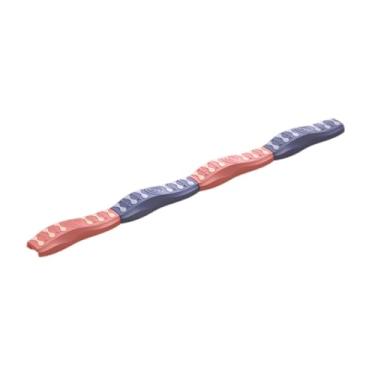 Imagem de simhoa Pista de obstáculos arco-íris para crianças, vigas de equilíbrio coloridas, de equilíbrio, coordenação corporal para meninos e meninas, 4pcs B