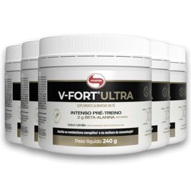 Imagem de Kit 5 V Fort Ultra Vitafor 240g Limão
