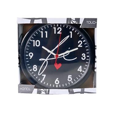 Imagem de RELÓGIO DE PAREDE DE PLÁSTICO 25CM (Preto A)
