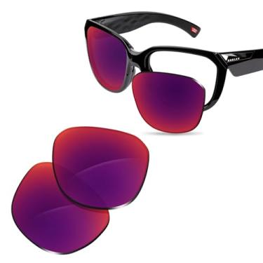 Imagem de Glintbay Lentes de óculos de sol de substituição 100% precisas para Oakley Rev Up OO9432 - Espelho polarizado Midnight Sun