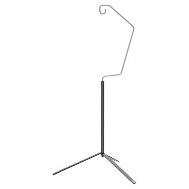 Imagem de Shakven Suporte de lanterna dobrável, gancho de suporte de lâmpada,Suporte de luz de mesa dobrável | Poste de luz exterior portátil, poste de luz de acampamento, suporte de luz, para atividades ao ar