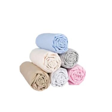 Imagem de Rosa Lençol De Malha Com Elástico Para Berço, Poliéster, Padrão Americano, Macio e Durável, Cores Sortidas, Branco (4, rosa)