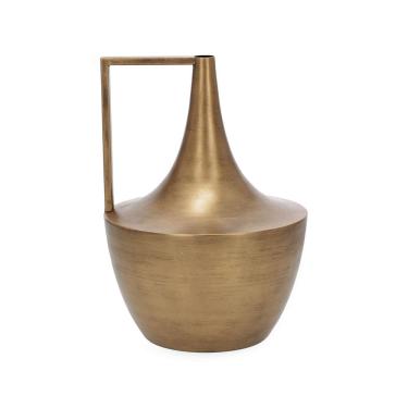 Imagem de Vaso Decorativo em Metal Dourado 37,5cm 18886 Mart