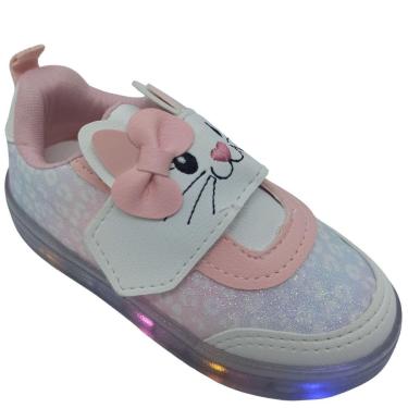 Imagem de Tênis Camin Menina Infantil com Desenho de Gatinho-Feminino