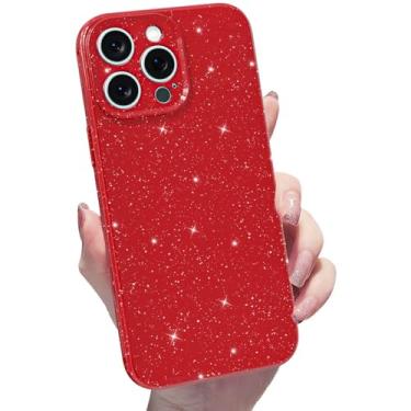 Imagem de Finyosee Capa brilhante para iPhone 11 Pro, linda capa de silicone brilhante, brilhante, fina, fina, brilhante, capa protetora de borracha de gel de TPU macio para mulheres e meninas de 5,8 polegadas