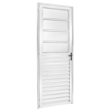 Imagem de Porta Basculante Esquerda Vidro Mini Boreal 210x90cm Ecosul Esquadrisul