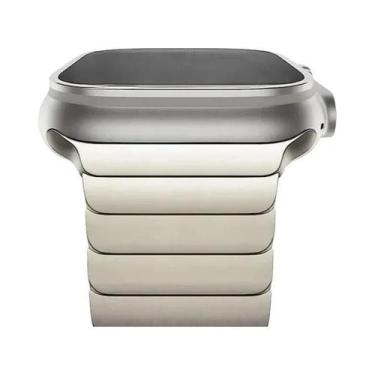 Imagem de Pulseira De Luxo Em Aço Inoxidável Para Apple Watch Series 10 9 8 7 46
