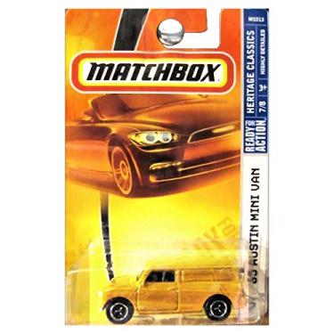 Imagem de Mattel Year 2007 Matchbox MBX Heritage Classics Series 1:64 Scale Die Cast Car #26 - Yellow 2-Door '65 AUSTIN MINI VAN (M5313)