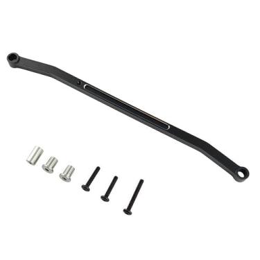 Imagem de Aluminum Steering Tie Rod & Drag Link for Losi 1/18 Mini LMT 4X4 Monster Truck, LOS211051 Upgrade Steering Link Set, Replacement Parts Compatible with Losi LOS01026 Mini LMT (Black)