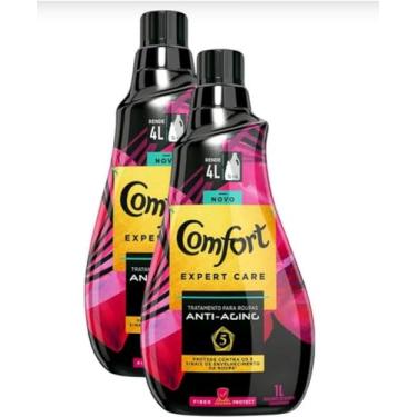 Imagem de Comfort Expert Care Amaciante Concentrado Anti-Aging, Fiber Protect - Kit com 2 Unidades de 500Ml cada - Rende 2 Litros cada