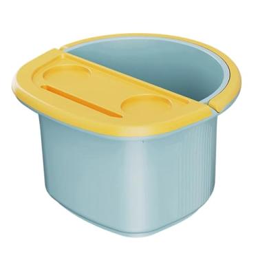 Imagem de oshhni Banheira de Imersão para os Pés, Bacia Multifuncional Portátil para Banho de Pés, Ideal para Casa, Viagens, Camping, Piqueniques e Presentes, Azul