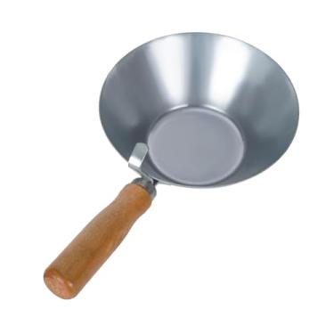 Imagem de Ｂｅｓｇａ Pá de balde com cabo de madeira, concha de balde para cimento, ideal para reboco, estuque, paisagismo de jardins e alvenaria.