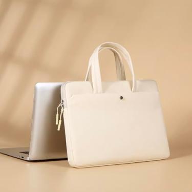 Imagem de Seanai Bolsa para laptop de grande capacidade adequada para MacBook Air13.6/Pro 2025-2016 M4 M3 M2 M1 A3240 A3113 A2681 A2337 A2179 A1932 A2338, HP Acer, Dell, ASUS, Lenovo, moda, impermeável, Bolsa