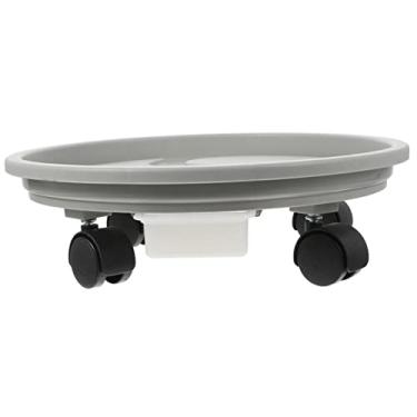 Imagem de YYBOES 3 peças bandeja de vaso de flores interior vaso de flores rack carrinho pires bandeja de jardinagem vaso de flores base de vaso de flores pires bandeja circular bandeja de gotejamento de