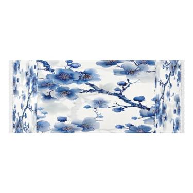 Imagem de Wassud Capas de lavadora e secadora de flores de cerejeira em aquarela, protetor de lavadora com sacos de armazenamento, capa de geladeira à prova de poeira com bolsos para lavanderia doméstica