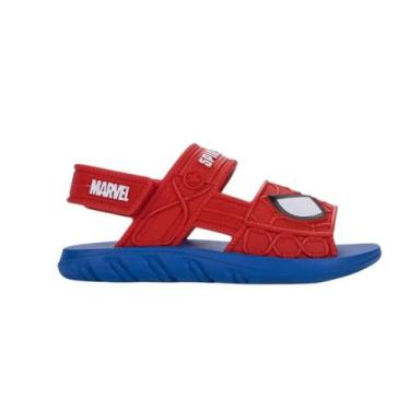 Imagem de Sandália Grendene Kids Spider Man Furgão Azul Vermelho 23222, Azul, Ve
