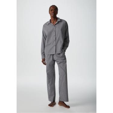 Imagem de Pijama Longo Feminino Fio Tinto Xadrez-Feminino