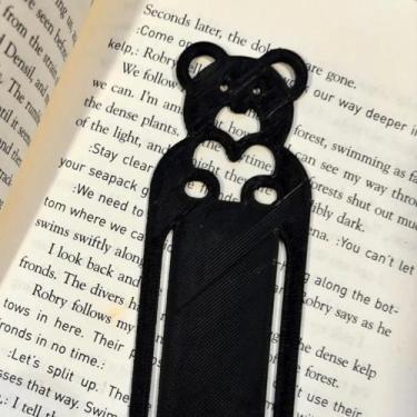 Imagem de Marcador Pagina Livro Caderno URSINHO BOOKMARK Criativo Leitura Divert