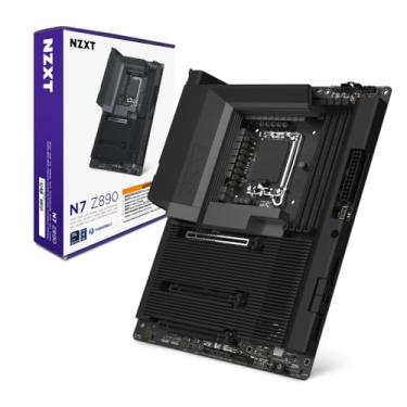 Imagem de NZXT N7 Z890 - Placa mãe Intel ATX Gaming Wi-Fi 7 com cobertura completa e RGB - Preto