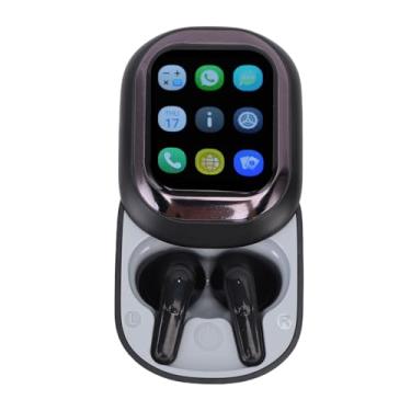 Imagem de Yunseity Fones de Ouvido AI Translator, Fone de Ouvido de Tradução Bluetooth 5.4 Em Tempo Real Com APP para 133 Idiomas, Fones de Ouvido Estéreo HiFi Tipo Slide Tradutor de Voz para (Preta)