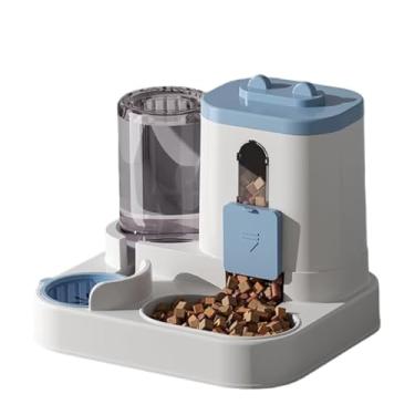Imagem de SmartPet Ração Dupla e Fontaine para Gatos Cães Dispositivo Integrado Inteligente de Alimentação Bebedouro Pets com Design Multifuncional Purificação Água em Circulação Anti-bloqueio Grande Capacidade