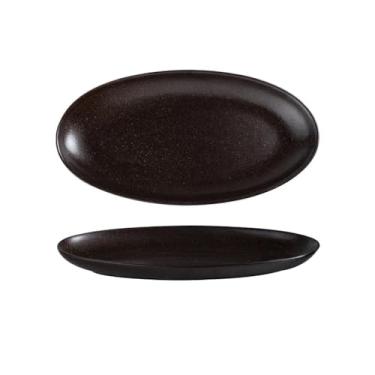 Imagem de Prato de peixe de cerâmica multifuncional de grande capacidade peixe a vapor doméstico minimalista criativo prato de sushi prato de jantar de frutos do mar prato de jantar de comida ocidental adequado