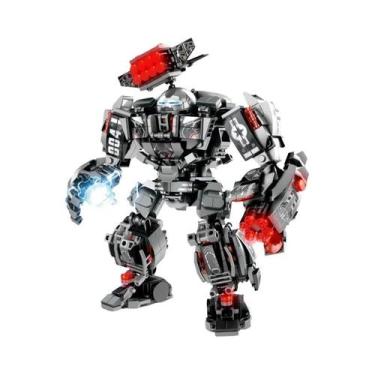 Imagem de Blocos De Montar De Super-Heróis 600+ Peças, Modelo De Robô Homem De F