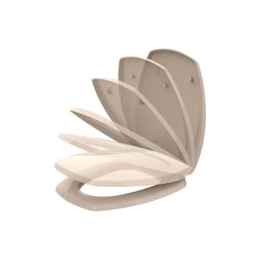 Imagem de Assento Iris Pêssego Termofixo Tupan Soft Close Vaso Onix