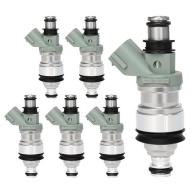 Imagem de Injetor de combustível 1992-1998 com 4 furos compatível com Toyota Camry 1992-1993, Tacoma 1995-1998, T100 1995-1998, 4Runner 1995-1998, Lexus ES300 1992-1993 3.0L 3.0L .4L V6 , Substitua 23250-62030