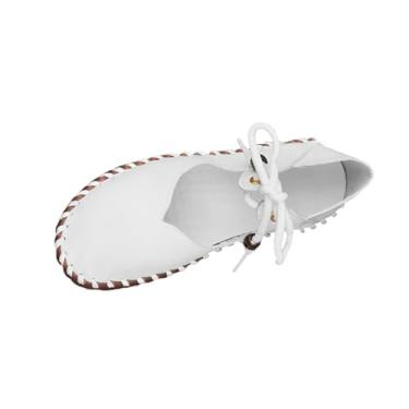 Imagem de Tênis feminino fashion casual primavera respirável combinando cores rasas sapatos de trabalho preguiçoso, Branco, 39