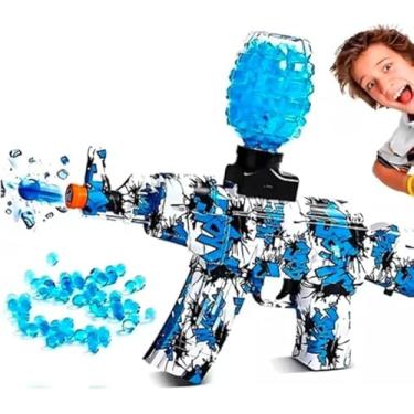 Imagem de Arminha De Gel Mp5 Automatica Com Silenciador E Bolinhas (Cor Aleatória)