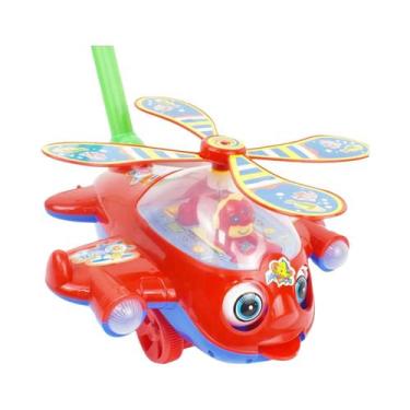 Imagem de Brinquedo Andador Para Bebês, Carro De Empurrar Em Forma De Avião, Bri