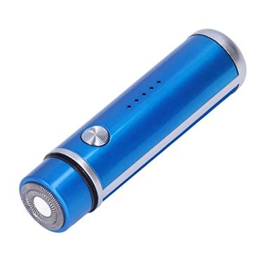 Imagem de Aparelho de Barbear Elétrico Portátil Lâmina Elétrica Recarregável via USB Máquina Potente Tamanho Compacto Eficiente para Homens Mulheres Viagens