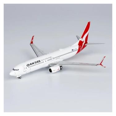 Imagem de FEICHUAN Decorated Airplane Models 1/400 for Qantas B737-800 VH-VZU Die-cast Alloy Aircraft Model Suitable for Decoration Party Gifts