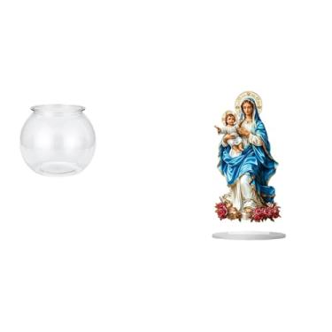 Imagem de Whtkoph Vaso Aquário de Acrílico Transparente para Mesa, Escritório, Decoração, Presente DIY Exclusivo, Lareira de Natal