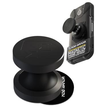 Imagem de Mob Armor MobNetic Go Suporte magnético para celular com placa de metal - Base magnética forte, alumínio de grau aeronáutico, painel de carro e suporte de superfície de metal, compatível com