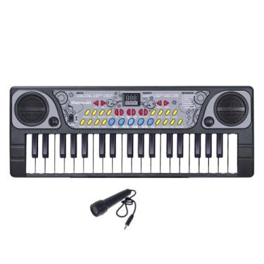 Imagem de Teclado Piano Musical Center Infantil 37 Teclas C/ Microfone - DM Toys