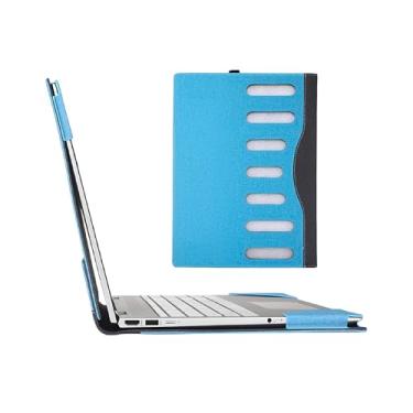 Imagem de XJchen Capa para laptop compatível com Lenovo Yoga 7 9 IdeaPad 5 Slim 7 ThinkPad X1 Carbon e Inspiron 14 Vostro 5401 5402 Latitude 7410 7420 7430 Capa protetora (azul claro)